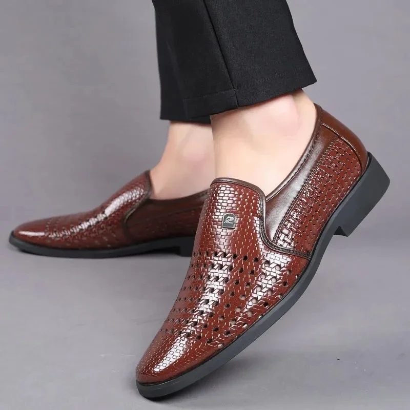 Men’s PU Loafers – Breathable Slip-On Casual Shoes | SIVER - Image 6