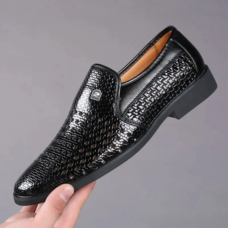 Men’s PU Loafers – Breathable Slip-On Casual Shoes | SIVER - Image 4