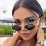 Vintage Metal Frame, Unisex Punk Style