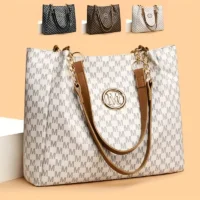 Women PU Casual Bag with Sheer Accents and Scarf Detail | SIVER