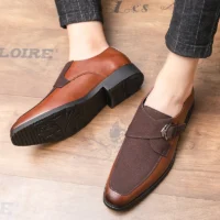 Men’s PU Loafers – Summer Slip-On Casual Shoes with Bonded Leather Insole | SIVER