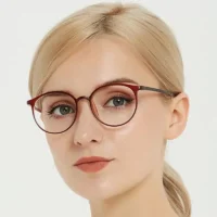 Ultra-Light Round Reading Glasses – Blue Light, +1.0 to +4.0